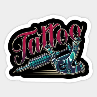 Tattoo artist print Sticker